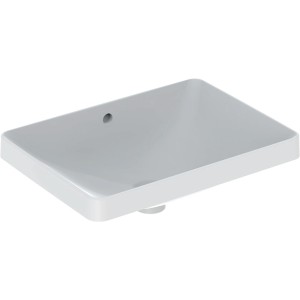 Vasque à enc. Geberit VariForm rect. 55x40 trop-plein Blanc - GEBERIT 500.736.01.2 