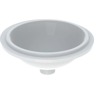 Vasque à enc. par dessous Geberit VariForm ronde D 39 sans trop-plein Blanc - GEBERIT 500.746.01.2 