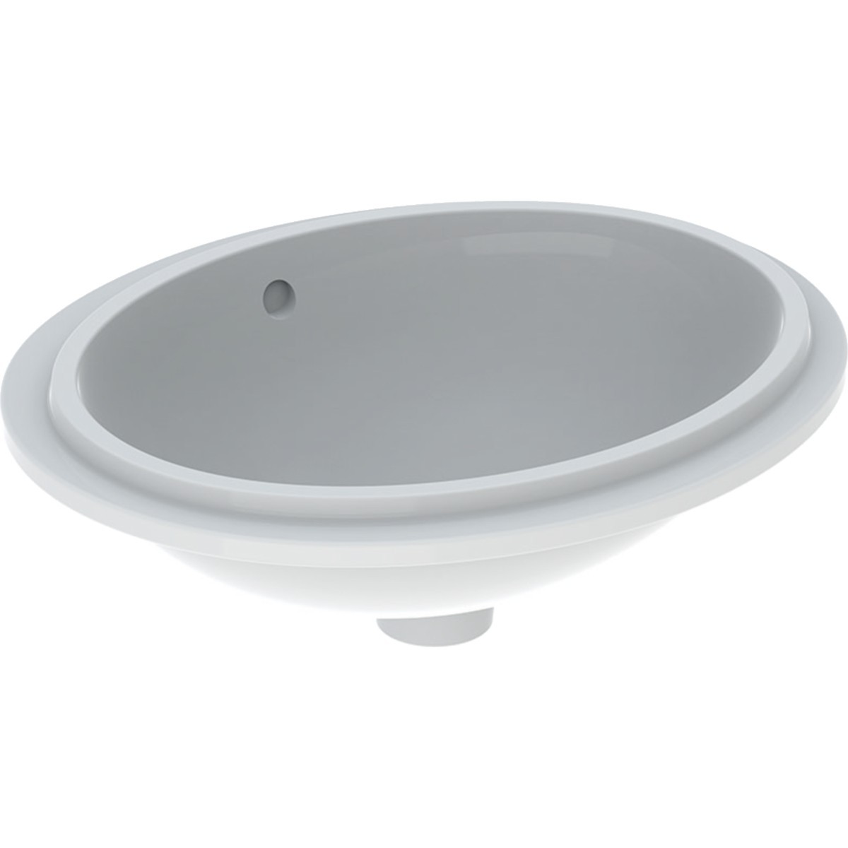 Vasque à enc. par dessous Geberit VariForm ov 42x42 trop-plein Blanc - GEBERIT 500.748.01.2 