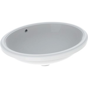 Vasque à enc. par dessous Geberit VariForm ov 50x46 trop-plein Blanc - GEBERIT 500.752.01.2 