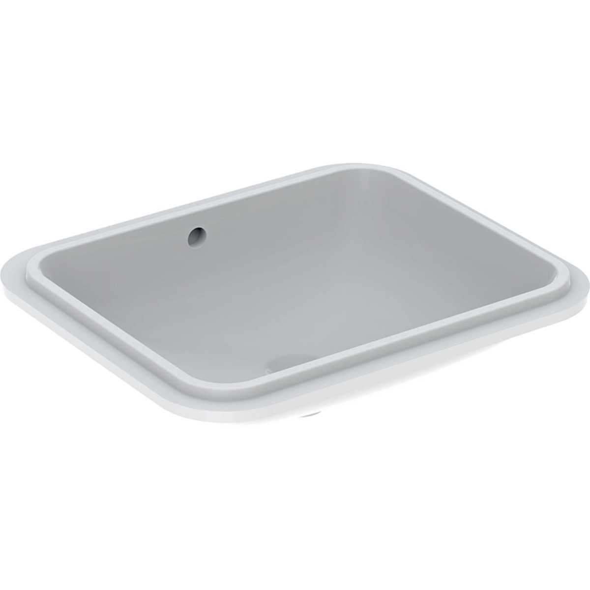 Vasque à enc. par dessous Geberit VariForm rect. 50x49 trop-plein Blanc - GEBERIT 500.764.01.2 
