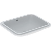 Vasque à enc. par dessous Geberit VariForm rect. 50x49 trop-plein Blanc - GEBERIT 500.764.01.2 