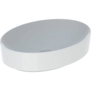 Vasque à poser Geberit VariForm ov 55x40 sans trop-plein Blanc - GEBERIT 500.771.01.2 