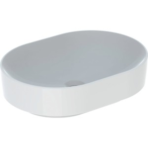 Vasque à poser Geberit VariForm obl 55x40 sans trop-plein Blanc - GEBERIT 500.774.01.2 