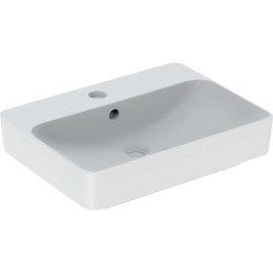 Vasque à poser Geberit VariForm rect. plage rob. 60x45 trop-plein Blanc - GEBERIT 500.780.01.2 