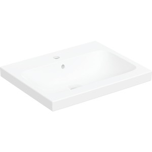 Vasque à poser Geberit iCon Light 60x48 trou robinetteri trop plein Blanc mat - GEBERIT 501.847.JT.1 