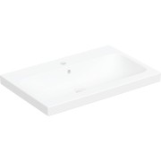 Vasque à poser Geberit iCon Light 75x48 trou robinetteri trop plein Blanc mat - GEBERIT 501.848.JT.1 
