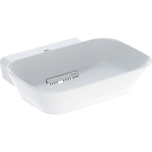 Vasq poser Geb ONE coupelle sortie horiz 50cm 1TR STP KeraTect Blc brillant - GEBERIT 505.051.00.1 