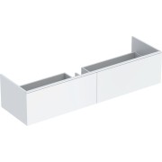 Meub. bas Geberit Xeno² pour lav minéral 2 tiroirs 159.5x35x47.3 Varicor blc - GEBERIT 500.346.01.1 