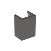 Meuble Geberit Smyle Square lave-mains ch. à dte. 44.2x61.7x35.6cm Gris mat - GEBERIT 500.350.JK.1 
