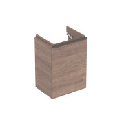 Meuble Geberit Smyle Square lave-mains ch. à gauche 44.2x61.7x35.6cm Noyer - GEBERIT 500.351.JR.1 
