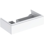 Meub. bas Geberit Xeno² 1 tiroir plage dépose gauche 88x22x46.2 Blc brillant - GEBERIT 500.513.01.1 