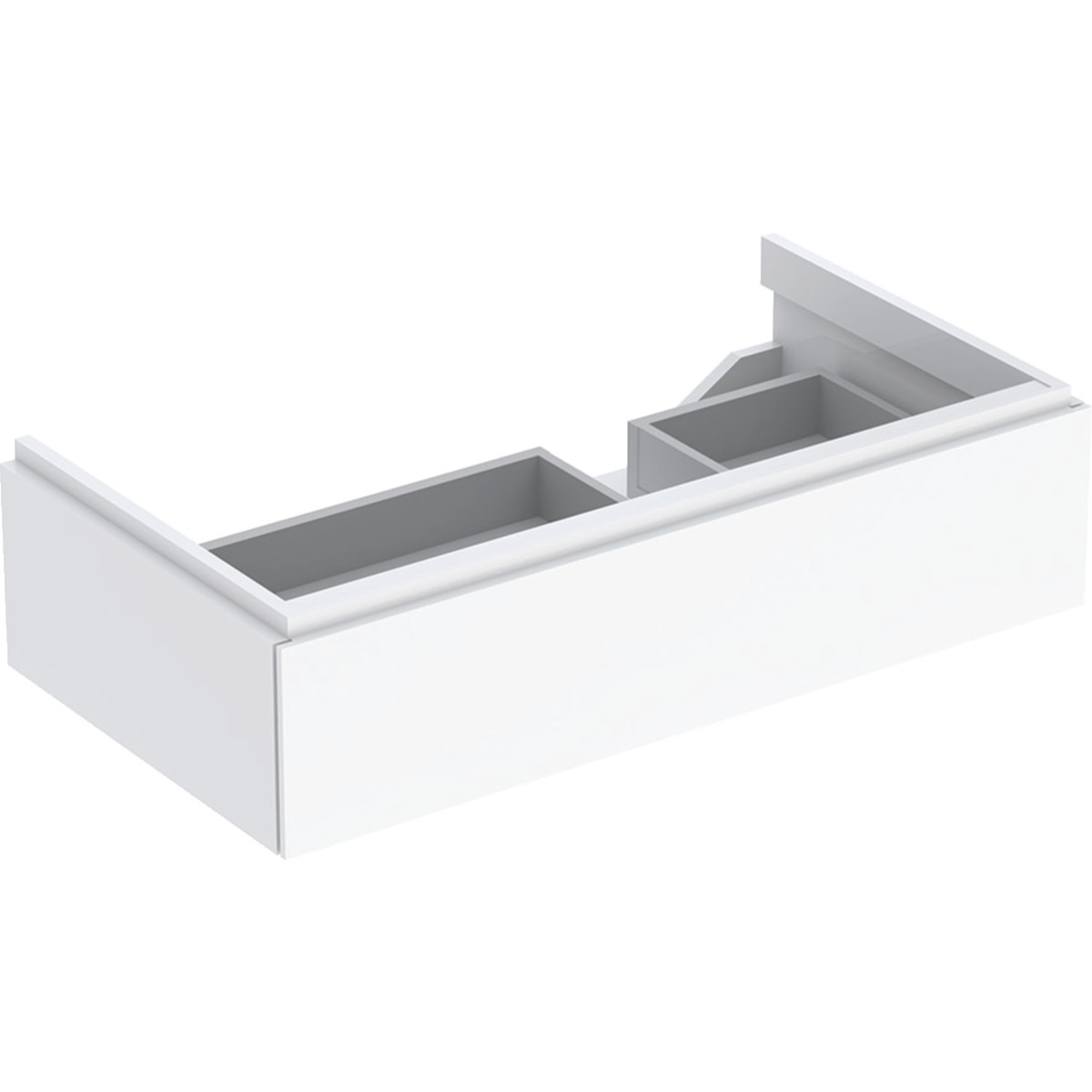 Meub. bas Geberit Xeno² 1 tiroir plage droite 88x22x46.2 Blc brillant - GEBERIT 500.514.01.1 
