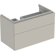 Meub. bas Geberit Xeno² 2 tiroirs plage dépose droite 88x53x46.2 Greige mat - GEBERIT 500.515.00.1 