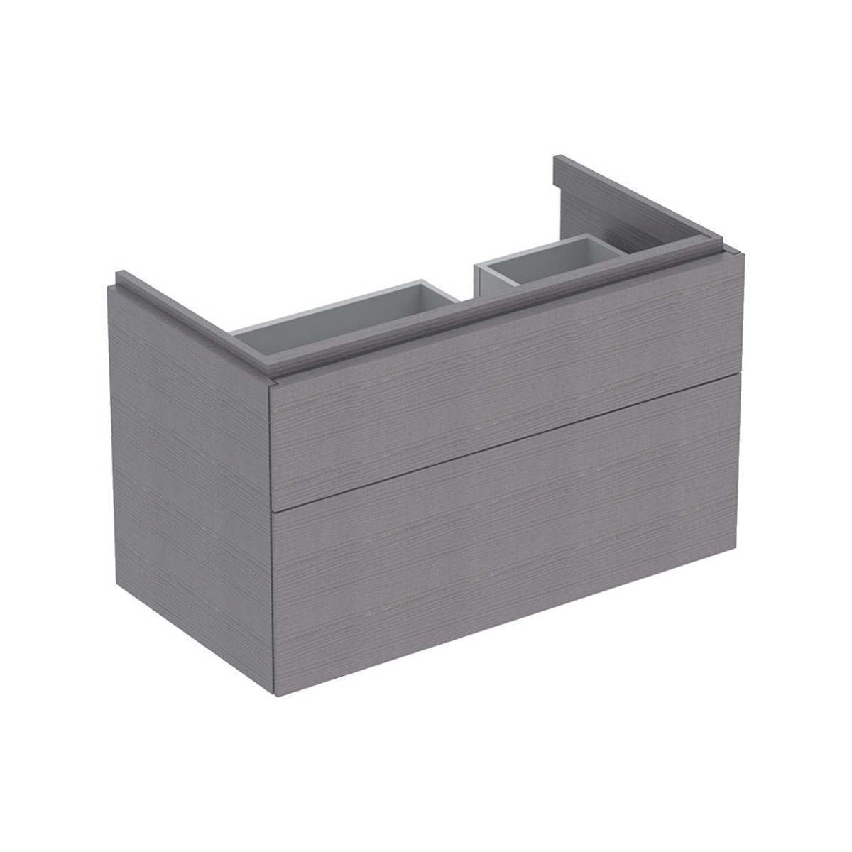 Meub. bas Geberit Xeno² 2 tiroirs plage dépose gauche 88x53x46.2 Gris scultura - GEBERIT 500.516.43.1 