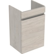 Meuble sous lave-mains 45 cm Geberit Renova Plan 1 porte Noyer Carya clair - GEBERIT 501.902.00.1 
