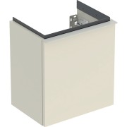Meuble sous lave-mains 38 Geberit iCon 1 porte charnières à gauche Sable gris - GEBERIT 502.301.JL.1 