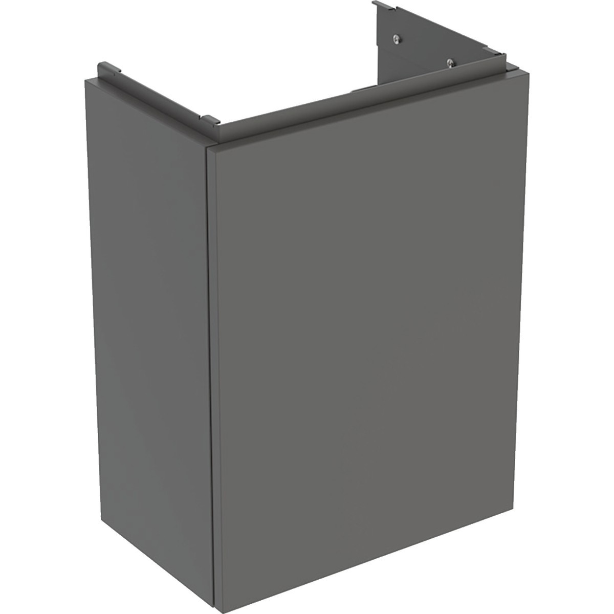 Meuble lave-mains Geberit Acanto 1 porte lave-mains 40cm gris velouté - GEBERIT 503.001.JK.1 