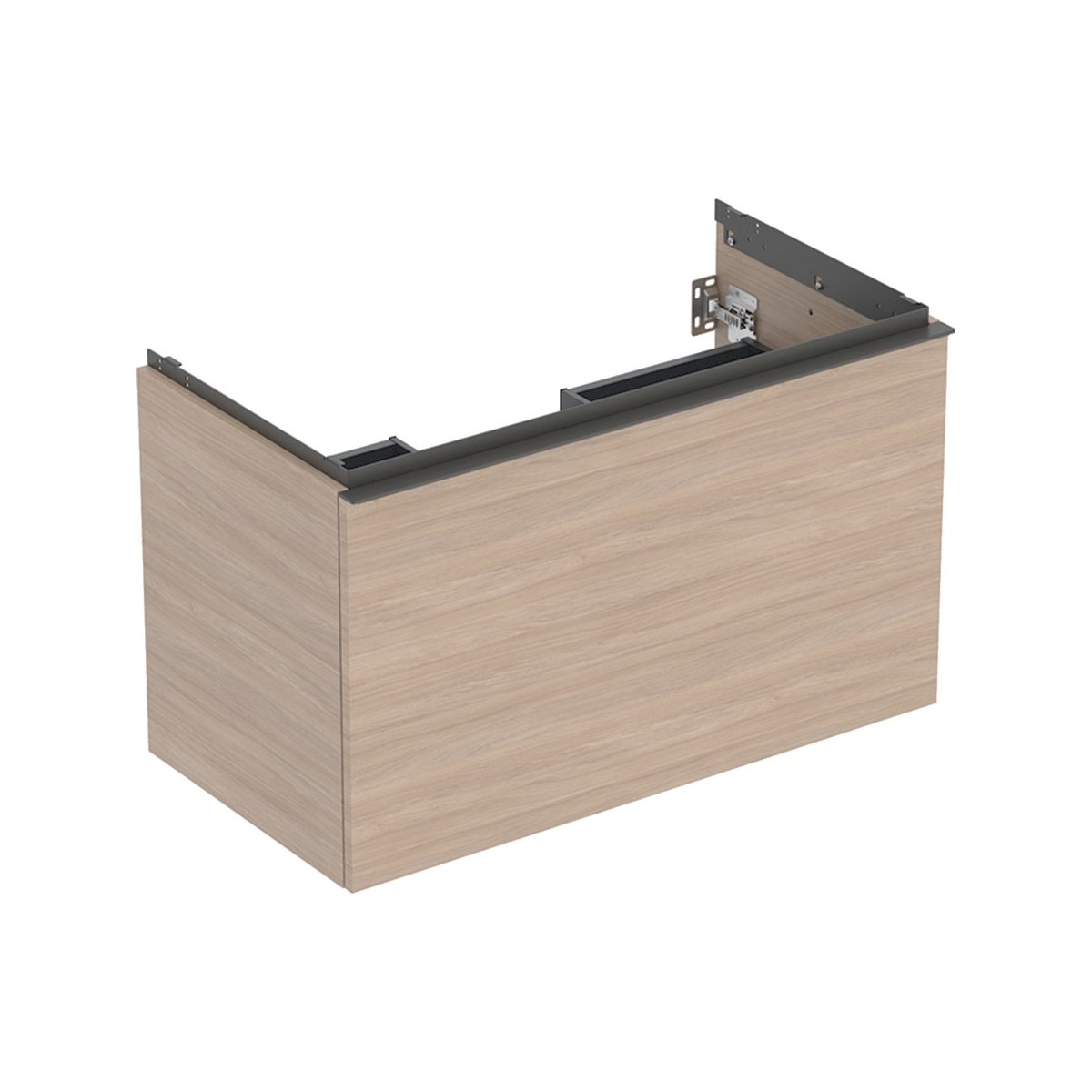 Meuble bas Geberit Acanto 1 tiroir 1 tir anglaise lavabo 90cm chêne - GEBERIT 503.005.JH.1 