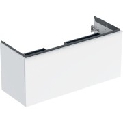 Meuble bas Geberit Acanto 1 tiroir 1 tir anglaise lavabo 1C 120cm blc brill. - GEBERIT 503.006.01.1 