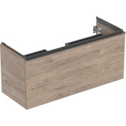 Meuble bas Geberit Acanto 1 tiroir 1 tir anglaise lavabo 1C 120cm noyer carya - GEBERIT 503.006.JR.1 
