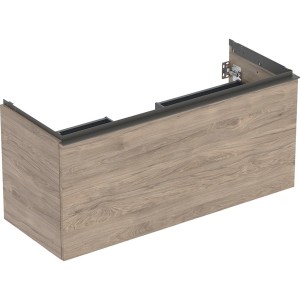 Meuble bas Geberit Acanto 1 tiroir 1 tir anglaise lavabo 1C 120cm noyer carya - GEBERIT 503.006.JR.1 