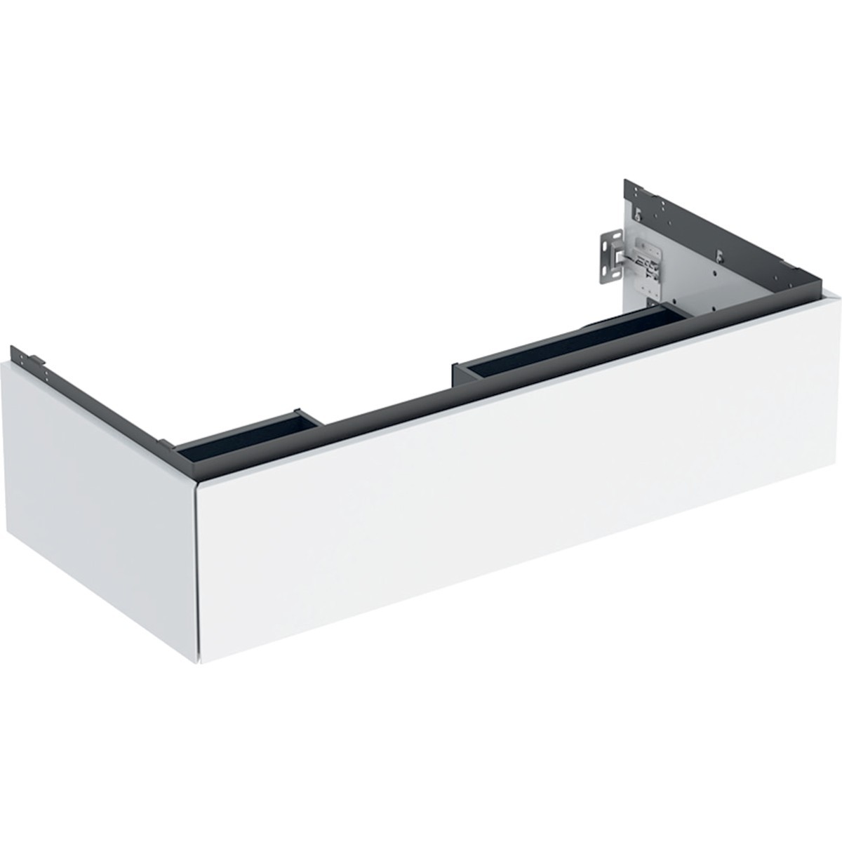 Meuble bas pour lavabo Geberit ONE 1 tiroir L105cm P47cm Blanc brillant - GEBERIT 505.074.00.1 