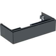 Meuble bas pour lavabo Geberit ONE 1 tiroir L105cm P47cm Noir mat - GEBERIT 505.074.00.8 