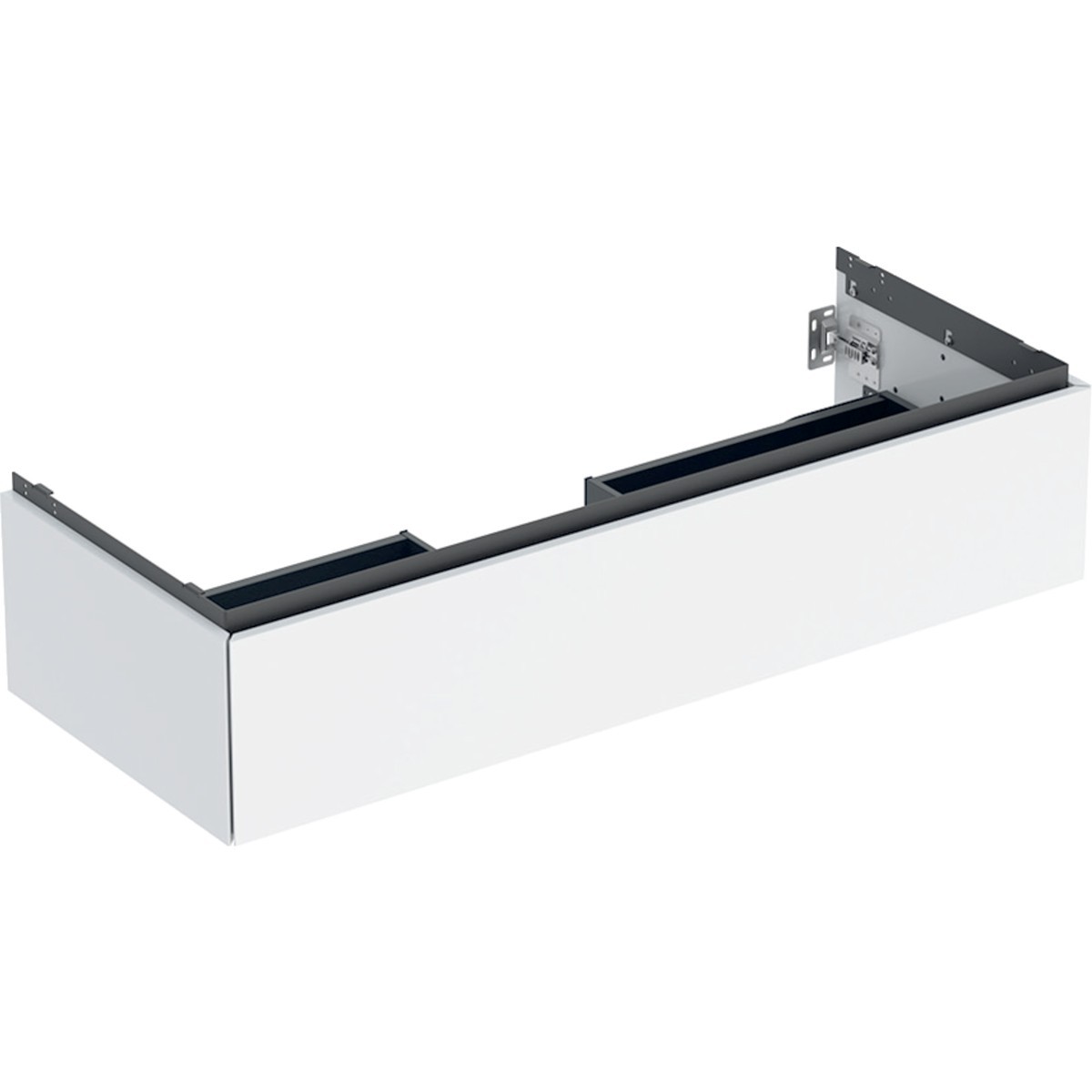 Meuble bas pour lavabo Geberit ONE 1 tiroir L120cm P47cm Blanc brillant - GEBERIT 505.075.00.1 