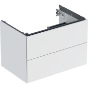Meuble bas pour lavabo Geberit ONE 2 tiroirs L75cm P47cm Blanc mat - GEBERIT 505.262.00.2 