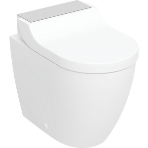 WC complet au sol Geberit AquaClean Tuma Comfort Acier inoxydable brossé - GEBERIT 146.310.FW.1 