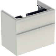 Meub. bas Geberit Smyle Square pour lav 2 tiroirs 73.4x61.7x47 Sable gris - GEBERIT 500.353.JL.1 