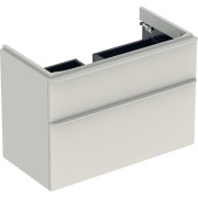 Meub. bas Geberit Smyle Square pour lav 2 tiroirs 88.4x61.7x47 Sable gris - GEBERIT 500.354.JL.1 
