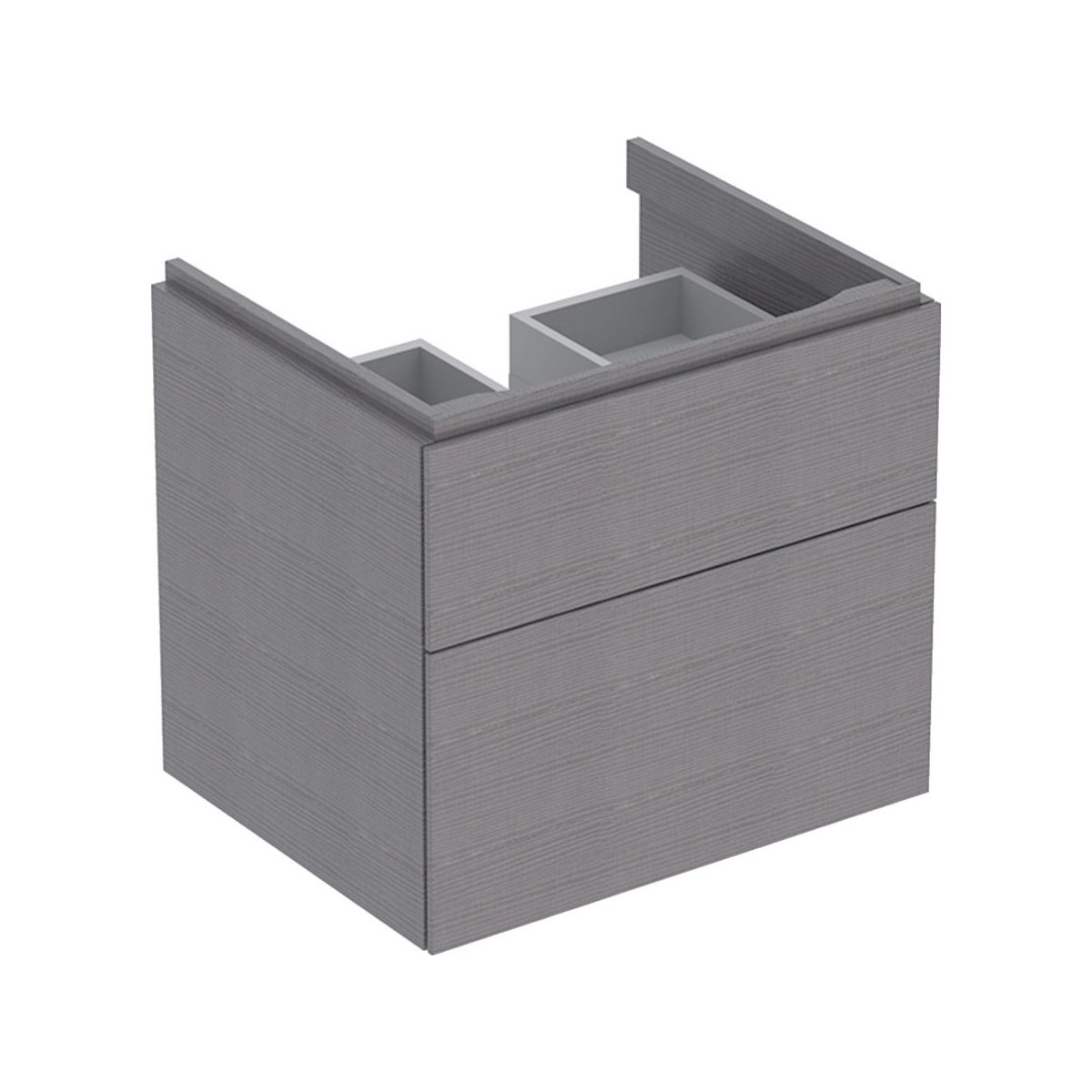 Meub. bas Geberit Xeno² pour lav 2 tiroirs 58x53x46.2 Gris scultura - GEBERIT 500.506.43.1 
