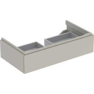 Meub. bas Geberit Xeno² pour lavabo avec 1 tiroir 88x22x46.2 Greige Laqué mat - GEBERIT 500.508.00.1 