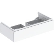 Meub. bas Geberit Xeno² pour lavabo 1 tiroir 88x22x46.2 Blanc brillant - GEBERIT 500.508.01.1 