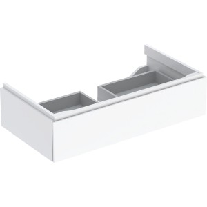 Meub. bas Geberit Xeno² pour lavabo 1 tiroir 88x22x46.2 Blanc brillant - GEBERIT 500.508.01.1 