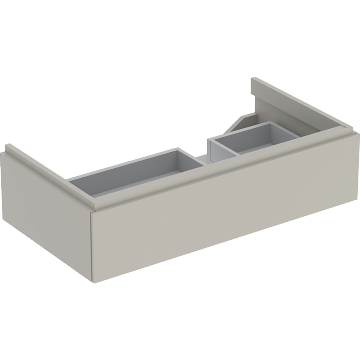 Meub. bas Geberit Xeno² 1 tiroir plage dépose droite 88x22x46.2 Greige mat - GEBERIT 500.514.00.1 