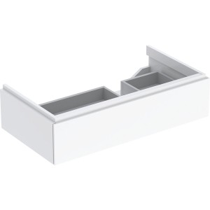 Meub. bas Geberit Xeno² 1 tiroir plage droite 88x22x46.2 Blc brillant - GEBERIT 500.514.01.1 