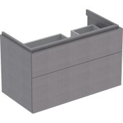 Meub. bas Geberit Xeno² 2 tiroirs plage dépose gauche 88x53x46.2 Gris scultura - GEBERIT 500.516.43.1 