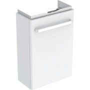 Meuble sous lave-mains 45 cm Geberit Renova Compact 1 porte Blanc brillant - GEBERIT 501.924.01.1 