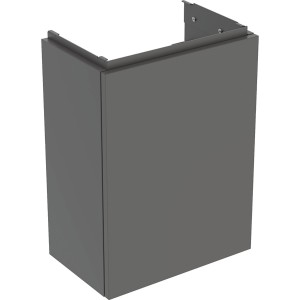 Meuble lave-mains Geberit Acanto 1 porte lave-mains 40cm gris velouté - GEBERIT 503.001.JK.1 