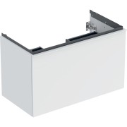 Meuble bas Geberit Acanto 1 tiroir 1 tir anglaise lavabo 90cm blanc mat - GEBERIT 503.005.01.3 