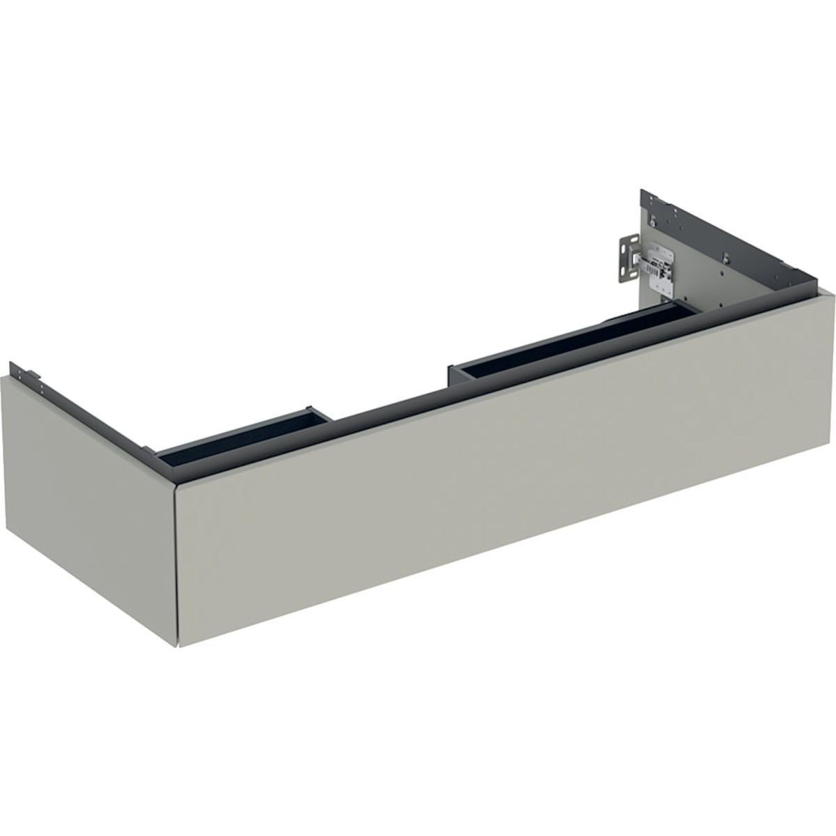 Meuble bas pour lavabo Geberit ONE 1 tiroir L120cm P47cm Greige - GEBERIT 505.075.00.7 