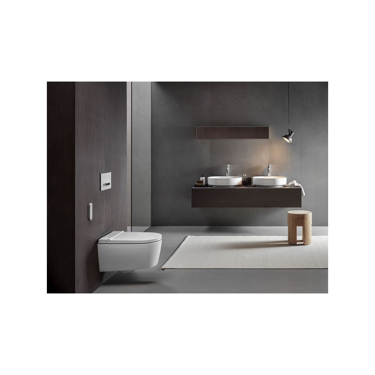 WC complet suspendu Geberit AquaClean Sela Round Blanc alpin - GEBERIT 146.220.11.1 