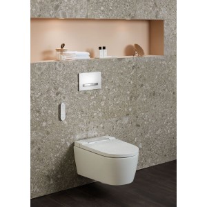 WC complet suspendu Geberit AquaClean Sela Round Chromé brillant - GEBERIT 146.220.21.1 