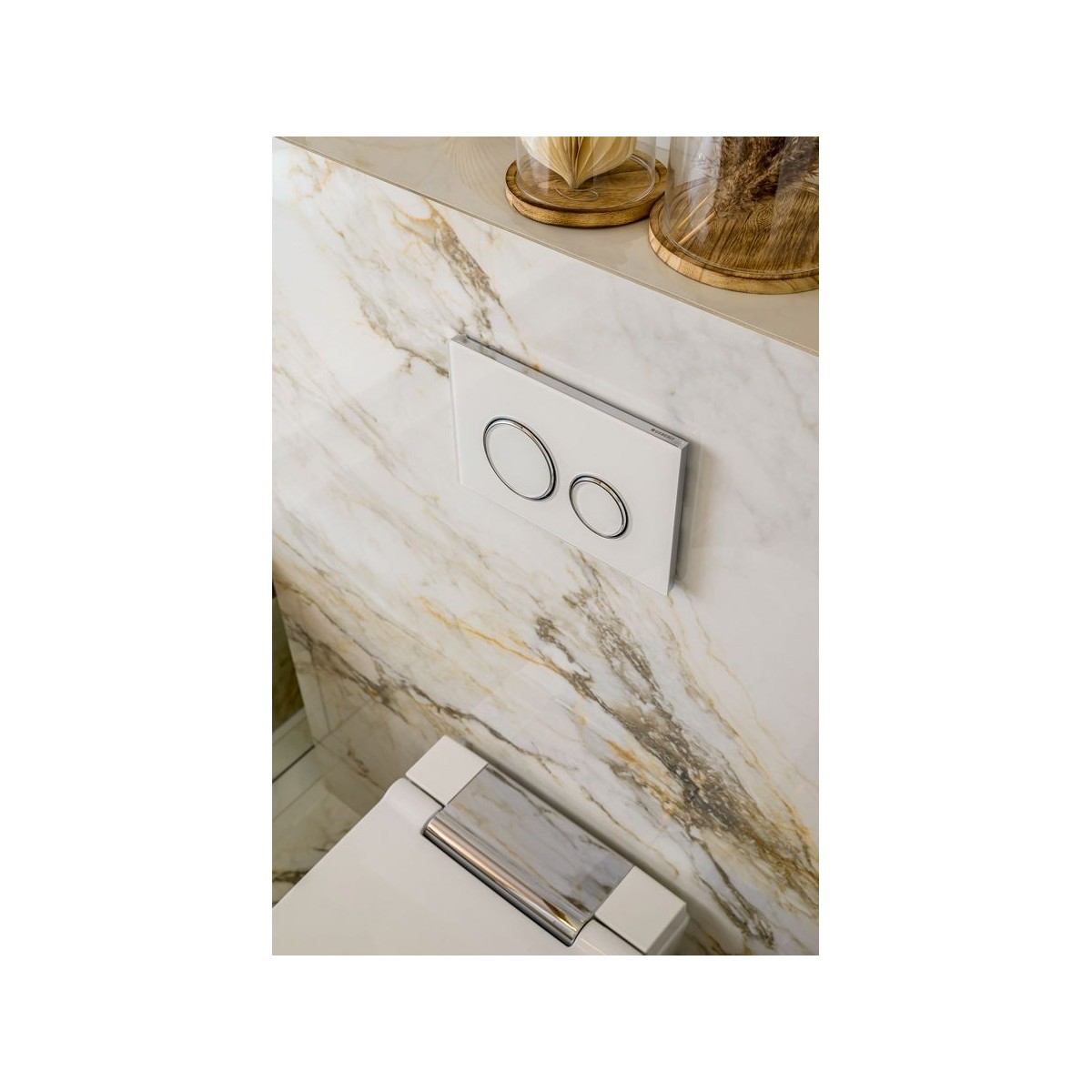 WC complet suspendu Geberit AquaClean Sela Round Chromé brillant - GEBERIT 146.220.21.1 