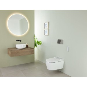 WC complet suspendu Geberit AquaClean Sela Round Chromé brillant - GEBERIT 146.220.21.1 