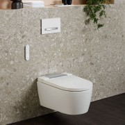 WC complet suspendu Geberit AquaClean Sela Round Chromé brillant - GEBERIT 146.220.21.1 