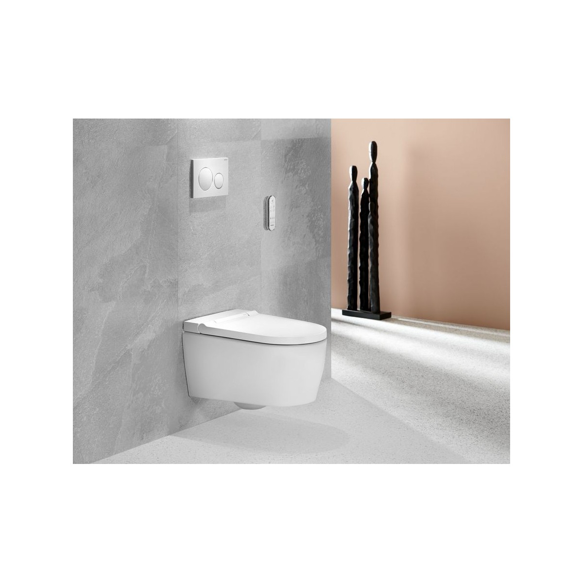 WC complet suspendu Geberit AquaClean Sela Round Blanc mat - GEBERIT 146.220.JT.1 